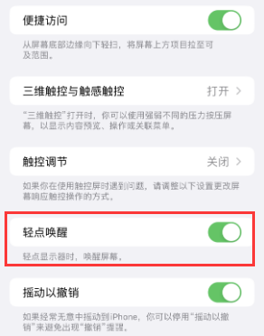 湘东苹果授权维修站分享iPhone轻点无法唤醒怎么办 